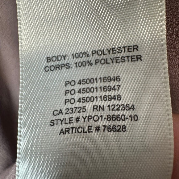 Aritzia Babaton Wrap Long Sleeve Dress Rose - Picture 6 of 10